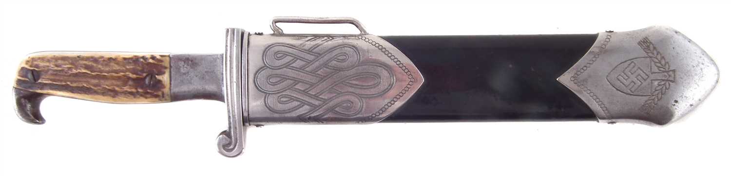 Lot 158 - German WWII Third Reich Rad dagger.