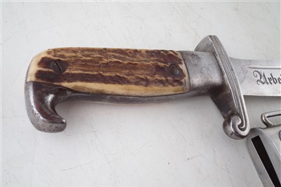 Lot 158 - German WWII Third Reich Rad dagger.