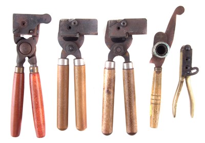 Lot 281 - Five bullet moulds