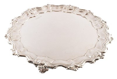 Lot 68 - Walker & Hall small silver salver