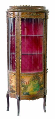 Lot 489 - 20th century French display cabinet.