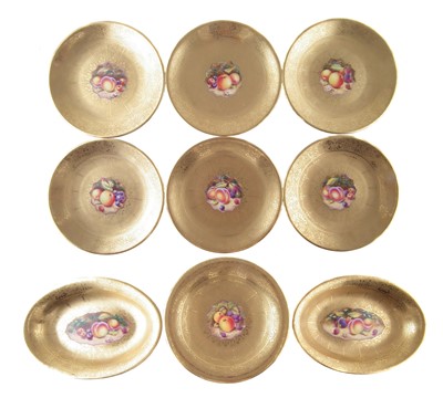 Lot 255 - Royal Worcester dessert service.