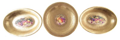 Lot 255 - Royal Worcester dessert service.