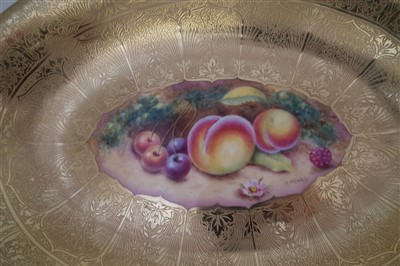 Lot 255 - Royal Worcester dessert service.