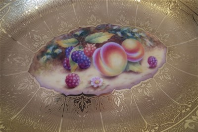 Lot 255 - Royal Worcester dessert service.