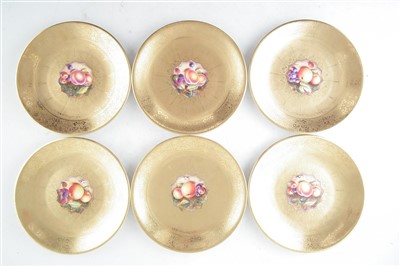 Lot 255 - Royal Worcester dessert service.