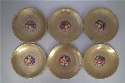 Lot 255 - Royal Worcester dessert service.