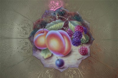Lot 255 - Royal Worcester dessert service.