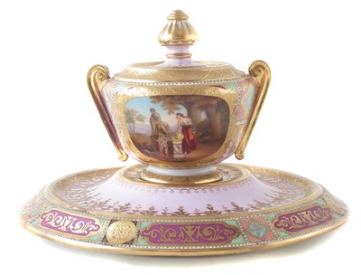 Lot 225 - Vienna ink stand.