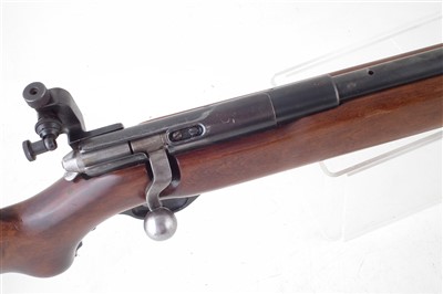 Lot 51 - Mossberg .22 bolt action rifle with moderator serial number 4946