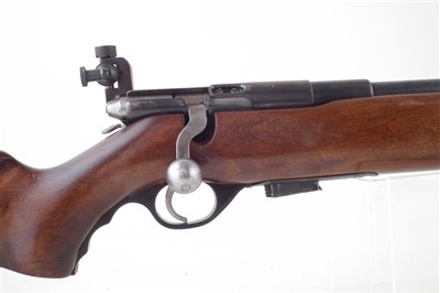 Lot 51 - Mossberg .22 bolt action rifle with moderator serial number 4946