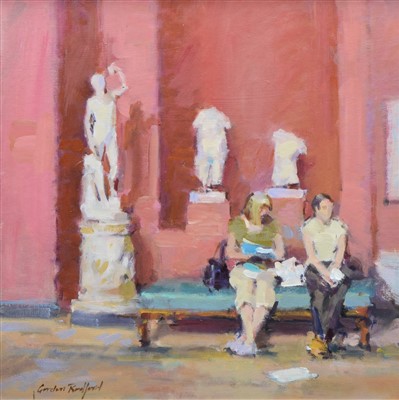 Lot 360 - Gordon Radford, "The Ashmolean, Oxford", oil.