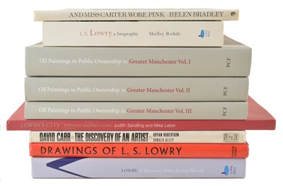 Lot 201 - Large selection of Northern Art related gallery brochures and books.