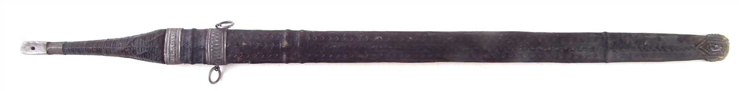 119 - Omani Kattara sword and scabbard.