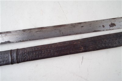 Lot 119 - Omani Kattara sword and scabbard.