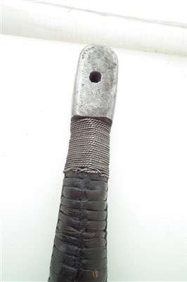 Lot 119 - Omani Kattara sword and scabbard.