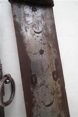 Lot 119 - Omani Kattara sword and scabbard.