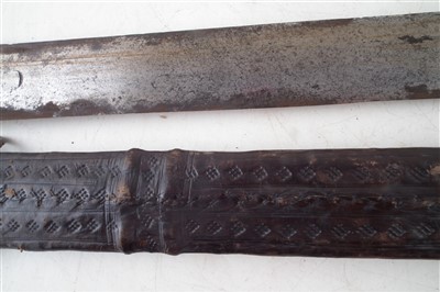 Lot 119 - Omani Kattara sword and scabbard.