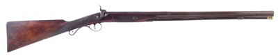 Lot 19 - Percussion shotgun by Golsworth Taunton