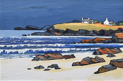 Lot 335 - David Barnes, "On the Coast", oil.