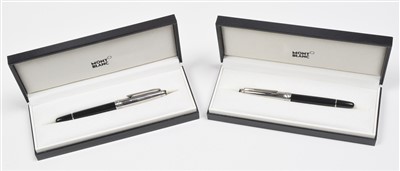 Lot 205 - Two boxed Montblanc rollerball pens (2).