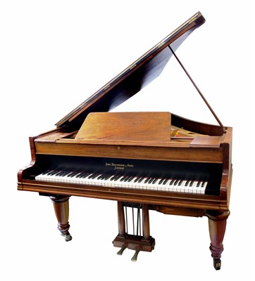 Lot 547 - John Broadwood & Sons London boudoir grand piano.
