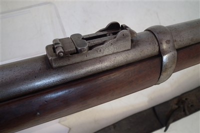 Lot 30 - Enfield pattern 1856 Percussion Sergeant's two band .577 rifle