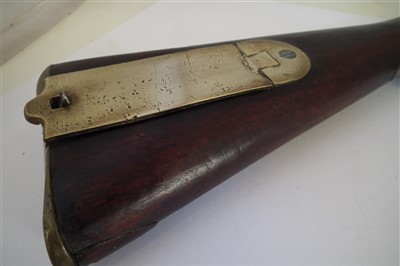 Lot 18 - 3rd pattern percussion Brunswick Rifle by London Small Arms Company