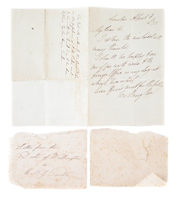 Lot 225 - Duke of Wellington Letter