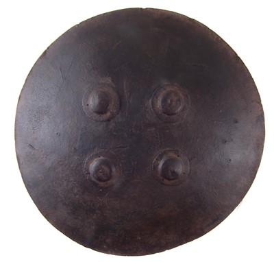 Lot 326 - Indian / Persian hide Dhal shield