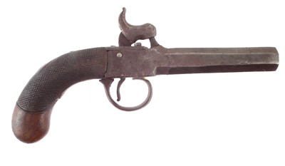 Lot 14 - Percussion boxlock pistol