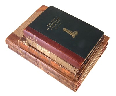 Lot 183 - Rhodes, E., Peak Scenery or Excursions in Derbyshire, 1818 (2 volumes) and three others.