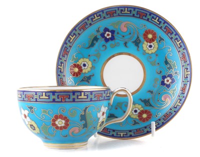 Lot 221 - Minton Christopher Dresser design cup and saucer