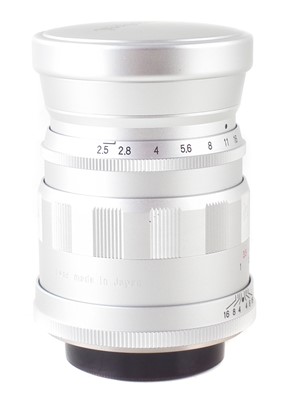 Lot 162 - Voigtlander Colour-Heliar 75mm F.2.5MC lens