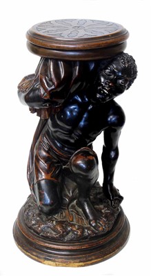 Lot 546 - Late 19th century Continental Blackamore figure.