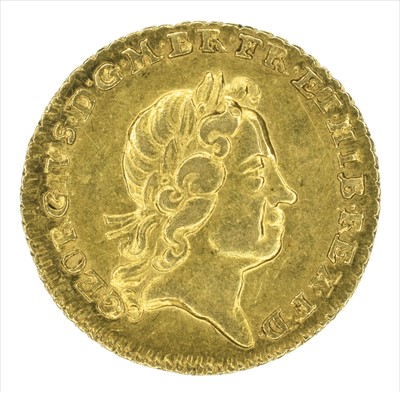 Lot 75 - King George I, Quarter-Guinea, 1718.