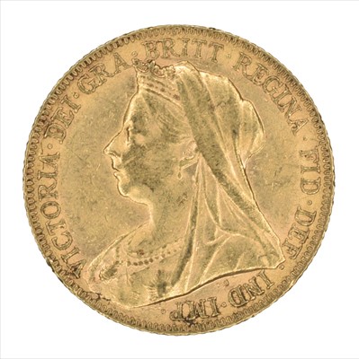Lot 68 - Queen Victoria, Sovereign, 1900, London Mint.
