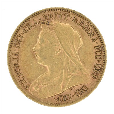 Lot 83 - Queen Victoria, Half-Sovereign, 1900, London Mint.