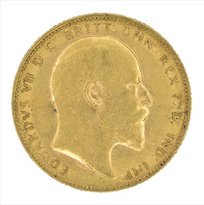 Lot 85 - King Edward VII, Sovereign, 1902.