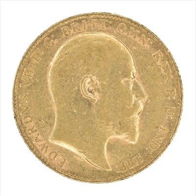 Lot 122 - King Edward VII, Sovereign, 1906, Perth Mint.