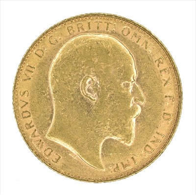 Lot 118 - King Edward VII, Sovereign, 1907, London Mint.