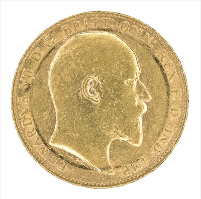 Lot 82 - King Edward VII, Sovereign, 1909, London Mint.