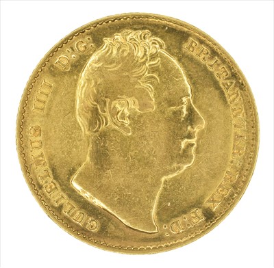 Lot 136 - King William IV, Sovereign, 1835.