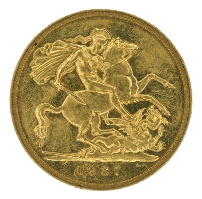 Lot 77 - King George VI, Sovereign, 1937.