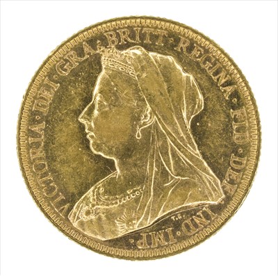 Lot 80 - Queen Victoria, Sovereign, 1894, Melbourne Mint.