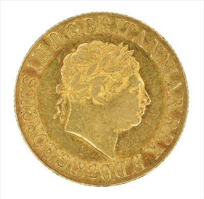 Lot 95 - King George III, Sovereign, 1820.