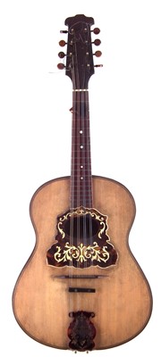 Lot 98 - Flat back mandolin with case
