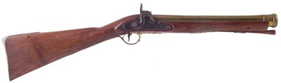 Lot 16 - Percussion blunderbuss by Williams