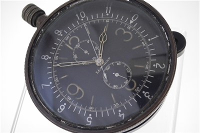 Lot 240 - WWII Italian Fascist Regia Aeronautica Aircraft clock by Leonidas