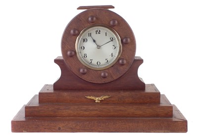Lot 259 - Aircraft propeller boss mantle clock